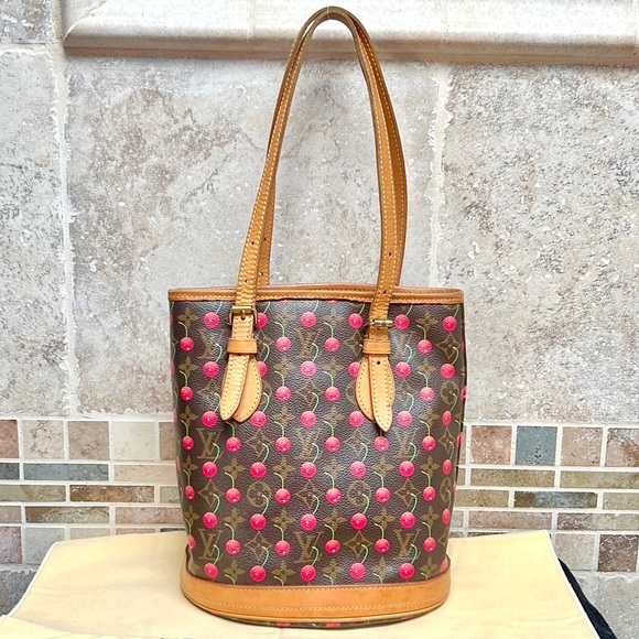 Louis Vuitton Handbags - ✨🍒Louis Vuitton Petite Cherry Bucket Bag Cherries Murakami Monogram Cherry 🍒✨